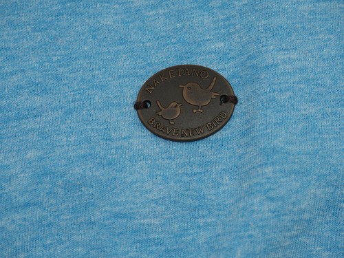 NAKETANO Short Cap Sleeve Boat Neck Stretch Cotton Blend T-shirt Top Blouse L - Picture 9 of 12