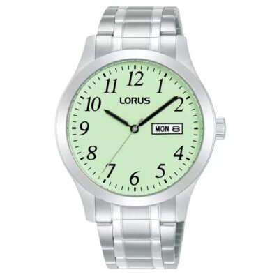 Lorus Uhr RXN83DX9 Herren Leuchtzifferblatt Easy Reader UVP 39,99£