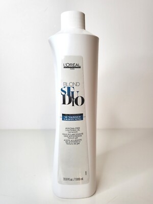 Loreal Pro Blond Studio Sunkissed Lightening Oil 33.8 fl oz Bottle Ammonia Free