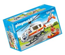 playmobil hospital helicopter