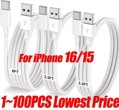 USB Type C Data Cable 5A Fast Charging USB-A to USB-C Charger lot Cord For Phone