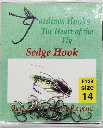 Sedge Fly Hook - Jardine Barbed sizes #10 - #14 - Picture 3 of 8