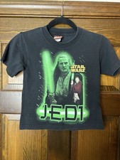 Vintage Star Wars Episode 1 Phantom Menace Jedi Vs Sith AOP Shirt Sz XS kids 4/5