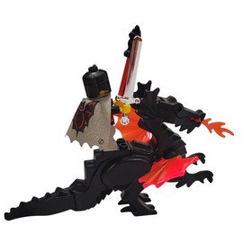 Lego Castle Fright Knights Basil the Bat Lord Minifigure with Black Dragon 6007