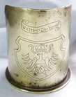 WW1 GERMAN ARMY TRENCH ART - GERMAN EAGLE - "VILLERS CARBONNEL" & "AMIENS 1918"