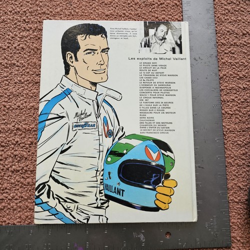 Jean Graton Michel Vaillant Tome 7 Les casse-cou French Edition HC 1970 Bk3 - Picture 2 of 7