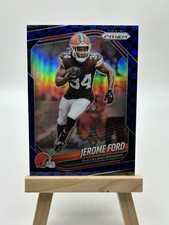 2025 Panini Prizm Jerome Ford Blue & Black Checker Board Prizm SP Browns