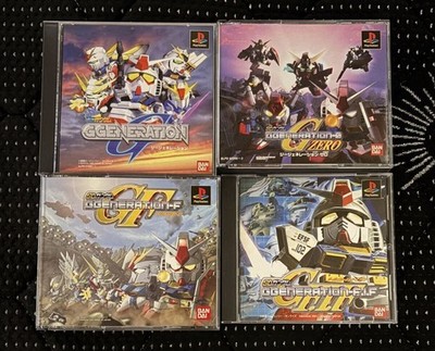Lot 4 PS SD Gundam G Generation Zero F.I.F NTSC-J gebraucht aus Japan