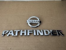 Free Shipping Oem 02-04 Nissan Pathfinder Rear Chrome Emblem Badge Set 2002-2004