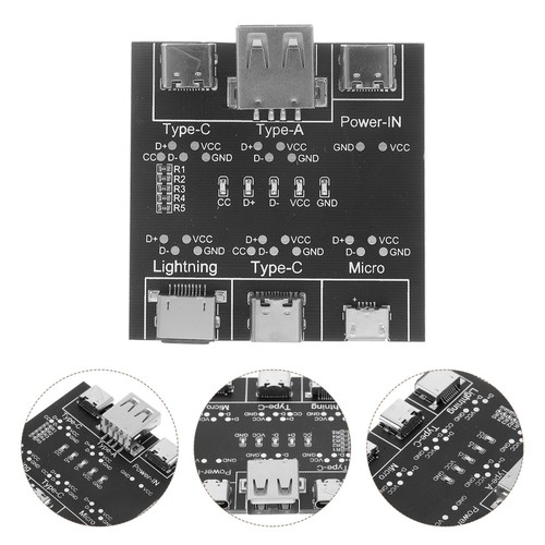 Datenkabel-Testtool USB-C-Tester Datenleitungserkennungsplatine Kabeltester - Bild 8 von 12