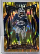 2024 Panini Select Concourse Gold Shock Prizm RICO DOWDLE 04/10 #90