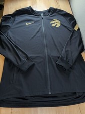 Nike NBA Toronto Raptors City Edition Black Lightweight Zip Up Modern Jacket 2XL