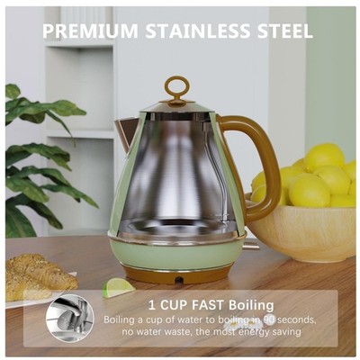 Stainless Steel Electric Kettle - 1.7L Capacity
