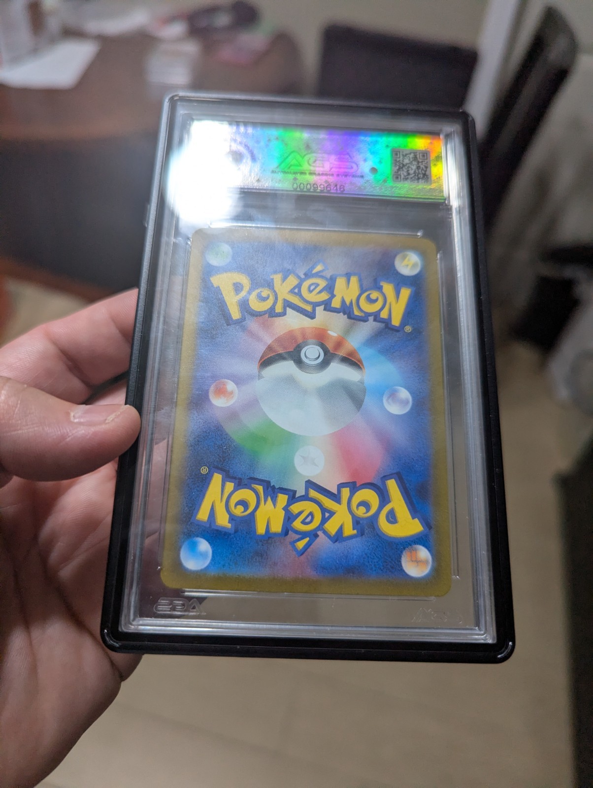 Charizard ex 201/165 AGS 10 Legendary = BGS Black Label POP 3 view 13