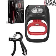 Grip Strength Tester Trainer Electronic Hand Dynamometer of 400lbs/180kg Sports