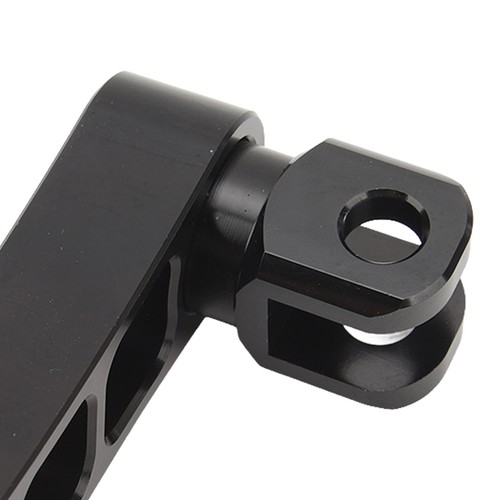 (Black) 360° Adjustable Foot Pegs Bracket Motorcycle Highway Foot Peg - Picture 17 of 22
