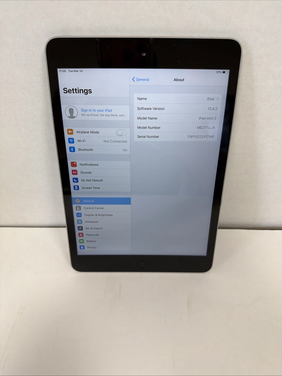 iPad mini２ black A1489 WI-FI ３２ＧＢ バッテリー１００％ APPLE IPAD MINI 2ND GEN A1489 UNLOCKED 16GB BLACK - FREE SHIP!! | eBay