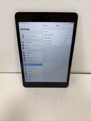 Apple iPad Mini 2 32GB Space Gray WiFi - Fair Condition a1489