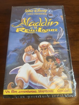 WALT DISNEY ALADDIN UND DER KÖNIG DER DIEBE VIDEO PREMIERE VHS. NEU VERSIEGELT!!! ITA