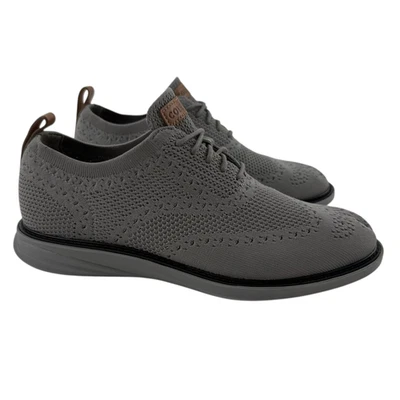 Zapatos de vestir Cole Haan COMO NUEVOS GrandEvolution Stitchlite Oxford para hombre 9,5 gris punta de ala - Imagen 1 de 4