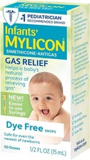 Gas Relief Drops for Infants and Babies, Dye Free Formula, 0.5 Fluid Ounce