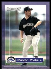 Masato Yoshii 2000 Fleer Impact #75 Rockies MLB READ FREE SHIPPING AutographDen