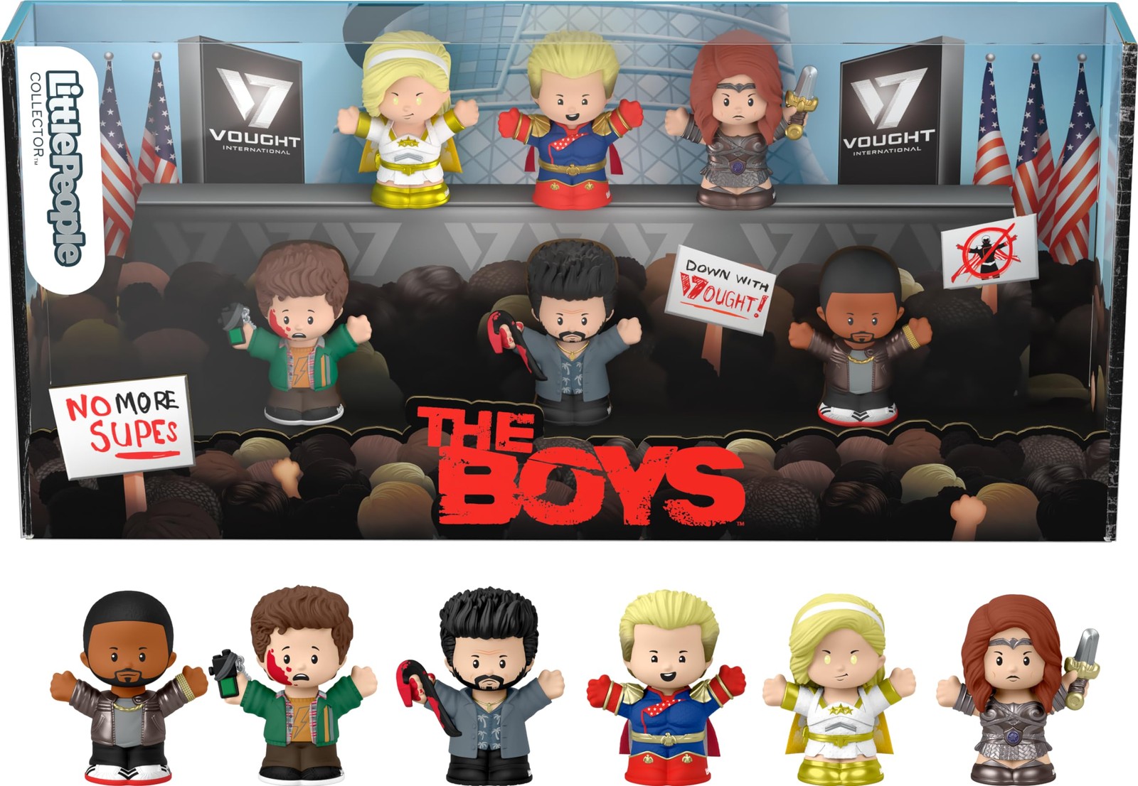 Little People Collector The Boys Special Edition Set with Character Figures in a