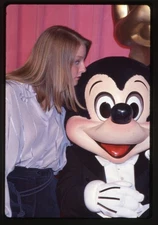 Jodie Foster & Mickey Mouse Original 35mm Photo Transparency 1978 Academy Awards