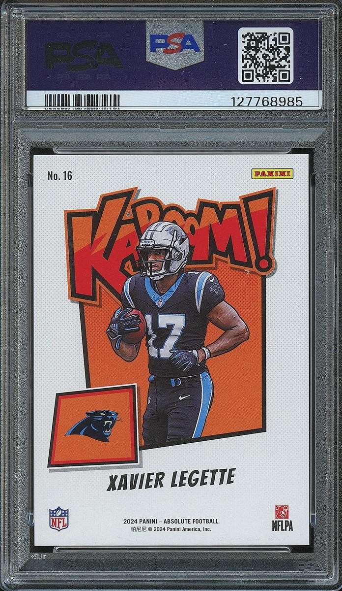 Xavier Legette 2024 Absolute KABOOM! CASE HIT Rookie RC Panthers