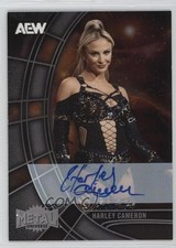 2025 Skybox Metal Universe AEW All Elite Wrestling Silver FX Harley Cameron Auto