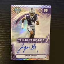 2025 Bowman University Best #BOA-JBR Jayce Brown Auto