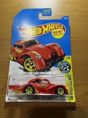 Hot Wheels HW Speed Graphics 2/10 (2017) Red Volkswagen Kafer Racer Car (ub)
