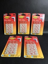 3M Command Decorating Clips 100 Pieces In 5 Packs 17026ES Clear Hooks 4.00 per strip