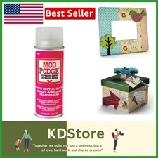 Acrylic Sealer Spray 11oz Glossy Clear Finish for Wood Metal Canvas Craft