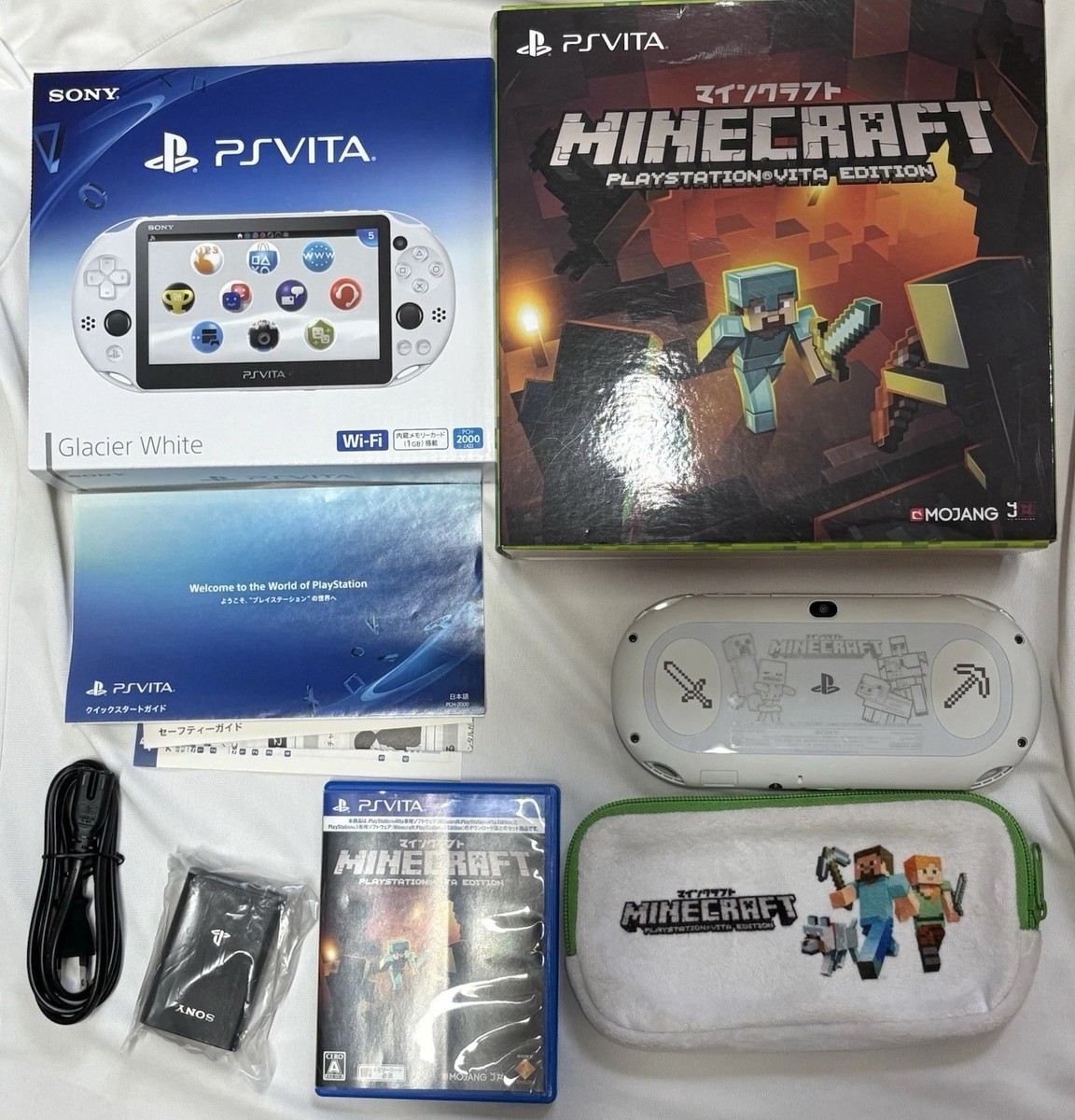 Excellent PS Vita MineCraft Special Edition PCH 2000 Console