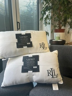 4x Lauren Ralph Lauren Kissen weiß rechteckig Indoor/Outdoor 61cmx35cm