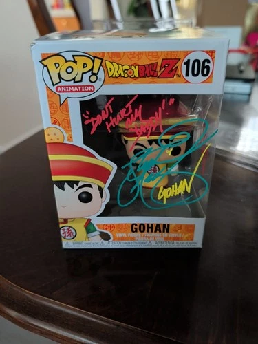 Funko Pop! Vinyl: Dragon Ball Z - Gohan #106 Signed Stephanie Nadolny
