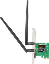 Wireless N300 PCI-E Wifi Adapter, 300 Mbps 2.4 Ghz PCI Express Network Card fo