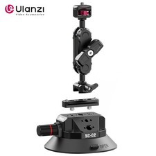 Ulanzi SC-02 Strong Suction Cup Mount for DSLR Cameras Action Camera Phones