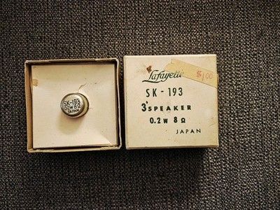 NOS Lafayette SK-193 0.2 Watt 8 Ohm 2.5'' Speaker