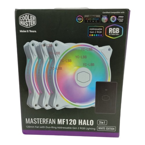 Cooler Master MasterFan MF120 Halo ARGB Fan - Pack of 3 - 第 8/10 張圖片