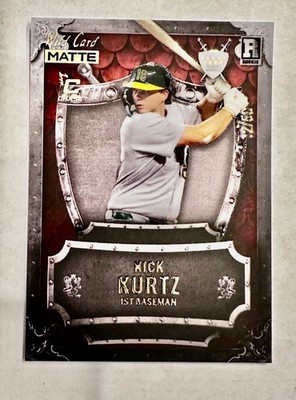 2025 Wild Card Weekend Warrior Rookie Matte Nick Kurtz WW-N-NK1 Baseball 12/50