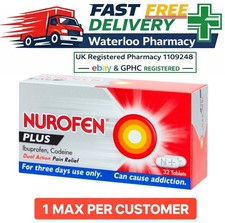 Nurofen Plus 32 Tablets - 200mg/12.8mg Tablet ( 1 PER PERSON)