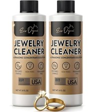 Ultrasonic Jewelry Cleaner Solution 16oz Concentrated 8 Fl Oz Pack of 2 