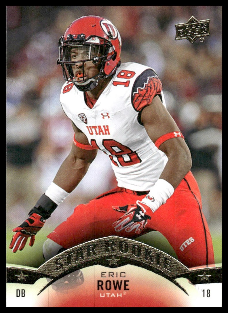 Eric Rowe 2015 Upper Deck #93 Utah Utes