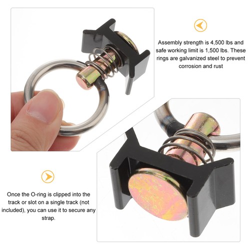 4pcs Tie Down Hook Single Stud Fitting System - Picture 2 of 10