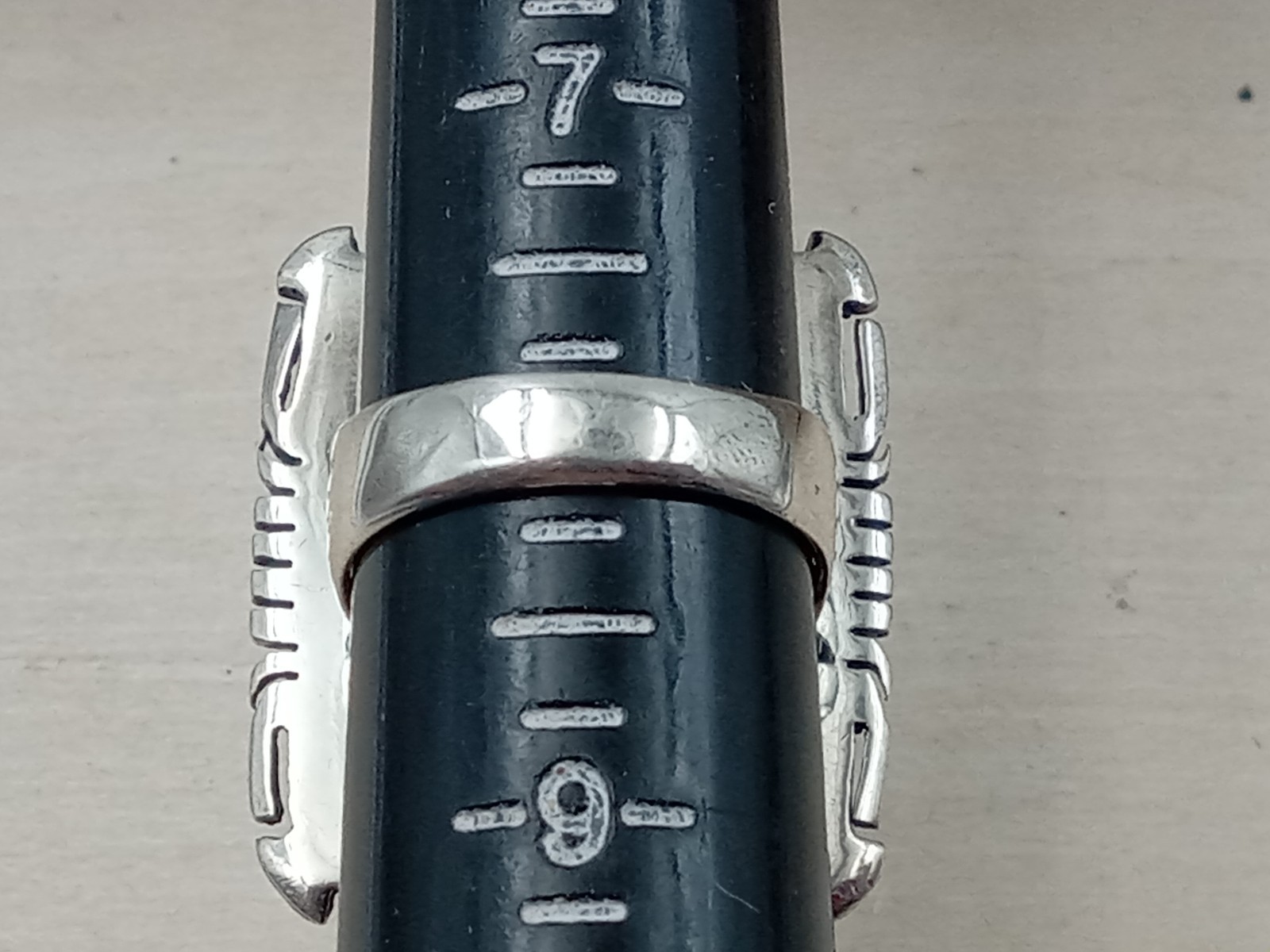 Excellent Sterling Silver Statement Turquoise Squ… - image 10