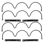 2 PCS Creative Wrought Wine Stand Countertop Bottle Rack Storage