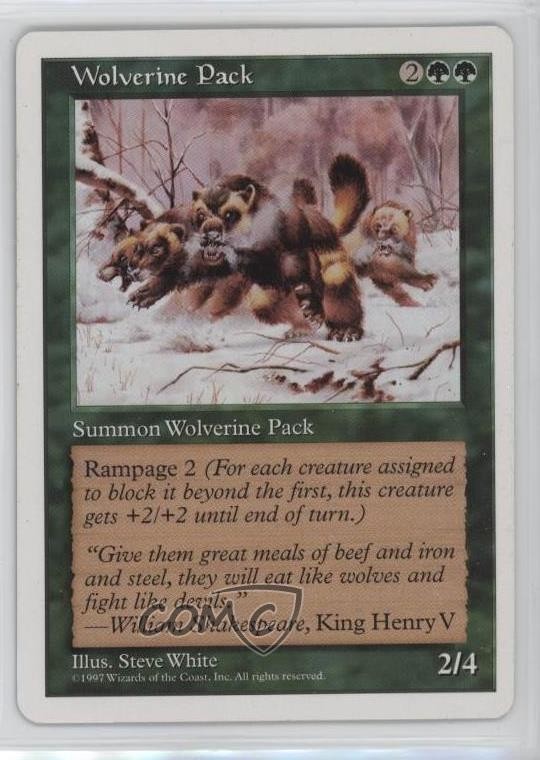 Wolverine Pack Magic: 5th Edition 1997