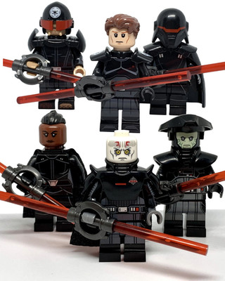 Inquisitors 6x custom minifigures - Cal Kestis, 2nd/9th Sisters - star wars lego